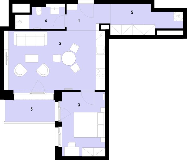 Ubytovací jednotka č. 1401 Plynárenská, Brno 602 00 - 5/17